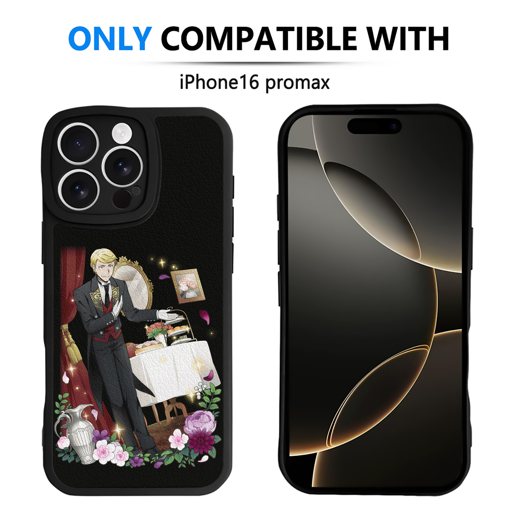 （画像用） 文豪ストレイドッグス Bungo Stray Dogs 【iPhone 16シリーズ対応】シリコンスマホケース（レザー調） 材質：シリコン